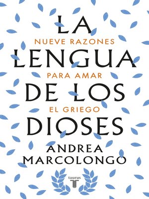 cover image of La lengua de los dioses